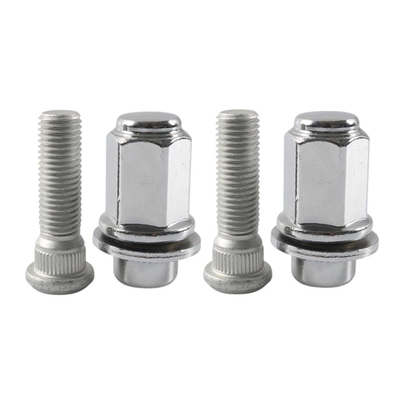Tnarru 4x Wheel Lug Studs Nut Set 90942-02082 Easy to Install Repair Parts Practical Accessories Replacement 90942-02070 4230135090