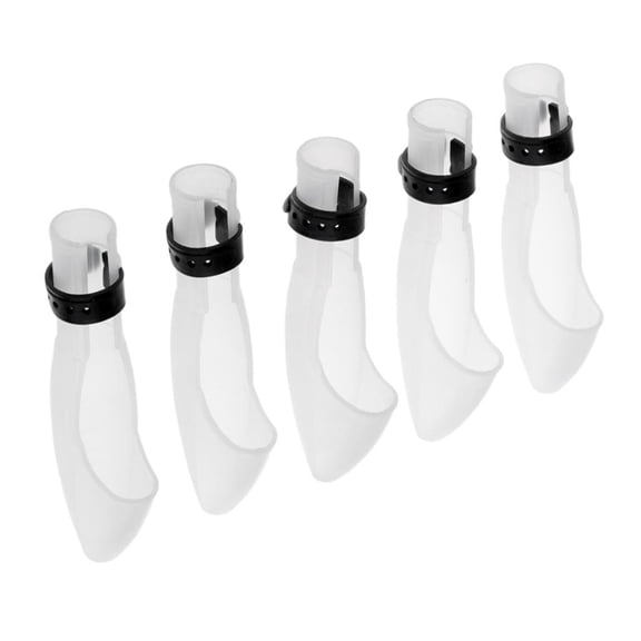 Tnarru 5pcs The Fishing Rod Guide The Telescopic Protective - White, 7# 7