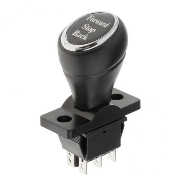 Tnarru 5x6 Pin 3 Position Joystick Switch Car Putter Black with baffle