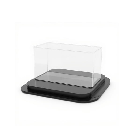 Tnarru Acrylic Desktop Fish Tank with Lid, Goldfish Aquarium Set 45x22x24cm