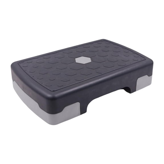 Tnarru Aerobic Exercise Step Aerobic Stepper Lightweight Compact Workout Stepper Fitness Equipment for Core Home Gym Cardio Strength Gray Black