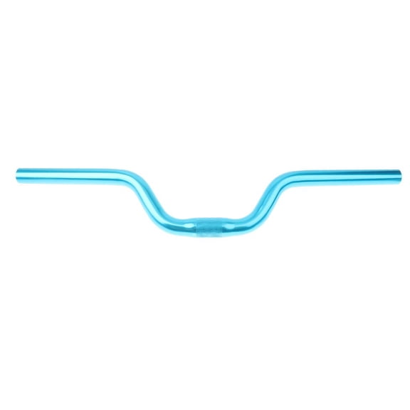 Tnarru Anodized Road Race Mountain Bike Fixed Gear Bike Riser Bar Handlebar 25.4mm 52cm Blue