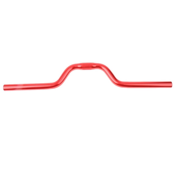 Tnarru Anodized Road Race Mountain Bike Fixed Gear Bike Riser Bar Handlebar 25.4mm 52cm Red