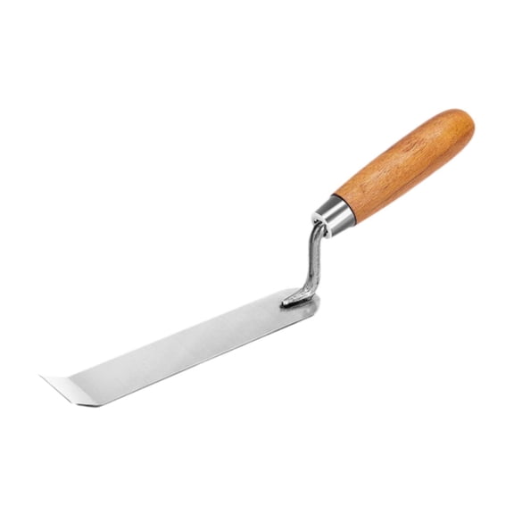 Tnarru Baseball Base Digger Stainless Steel Dig Out Tool Anchor Clean Out Portable Wooden Handle Suitable for Softball Equipment Gardening Landscaping Mainte