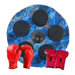 Baoblaze Music Boxing Machine Adults Kids Sports Rhythm Musical Target  Reaction Times Black Blue 