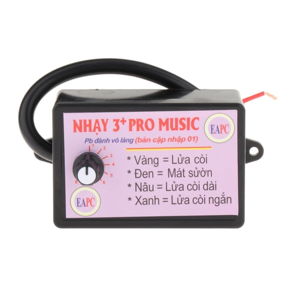 Tnarru Car Controller Sound Control Unit 9V-36V Premium Car Sound Effect Controller Electric Speaker for Car Boat 8 Effects