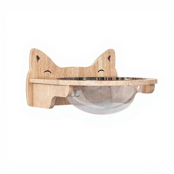 Tnarru Cat Climbing Shelf Set with Suction & Capsule Bed