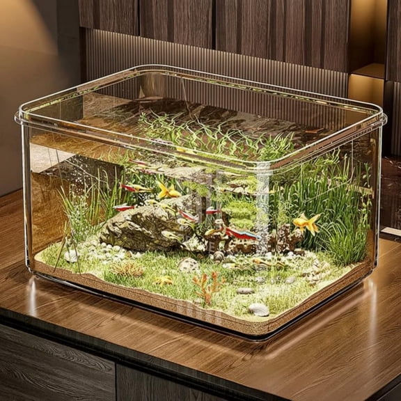 Tnarru Compact PET turtle aquarium tank