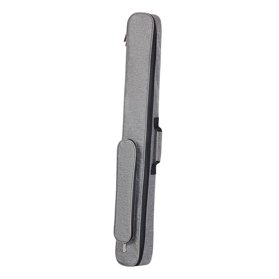 Tnarru Cue Carrying Bag with Shoulder Strap And Hand Strap for Comfortable Transport of 2 Cue Sticks And Accessories Made of Protective Material for on The G gray
