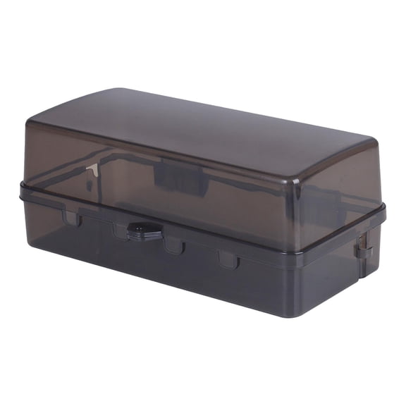 Tnarru Electrical Connection Box Waterproof Power Box Case Protection Outdoor Electrical Box Cover for Outdoor Socket black