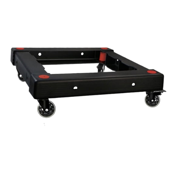 Tnarru Furniture Moving Cart Solid Moving Rollers Leg Dollies for Shop Picnic Table Black