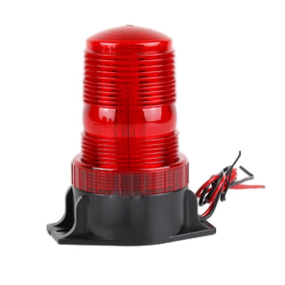 Tnarru Generic Warning Light LED Strobe Light Easy to Install,Waterproof Signal Flash Alarm Lamp for 12V 24V Vehicle,Tractor Bus Car red