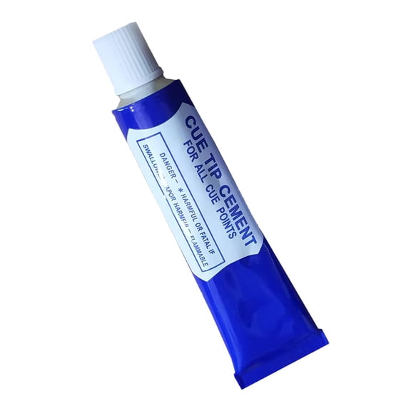 Tnarru Glue for Pool Cue Tips Billiard Cue Tip Repair Clear Glue Quick Drying Transparent Pool Cue Maintenance Billiards Accessories 20g