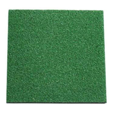 Tnarru Golf Hitting Mats Golf Game Mat Artificial Grass Turf Golf Golf Practice Mat for Hitting Driving Chipping Adults 30cmx30cm