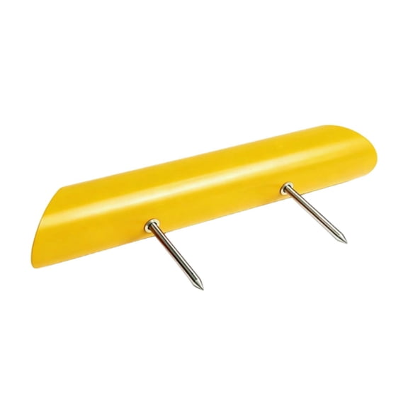 Tnarru Golf Tee Marker Court Supply with Ground Spikes Professional Outdoor Sports Accessories Golfer Gift for Driving Range Yellow