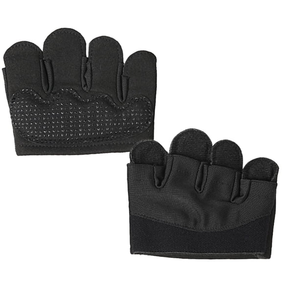 Tnarru Gym Gloves Workout Gloves Non Slip Palm Protection Fingerless Gloves Weight Lifting Gloves for Men Women Rowing Body L