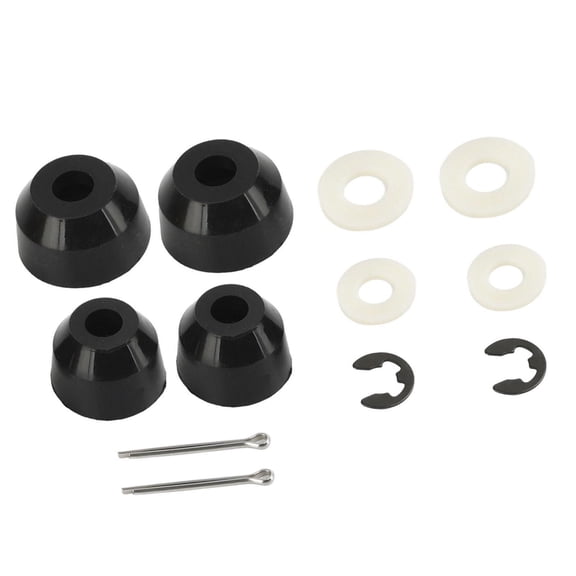 Tnarru Inner Outer Tie Rod Poly Boots Kit Accessories, Practical Professional Easy to Install Spare Parts Wear Resistant Replacement