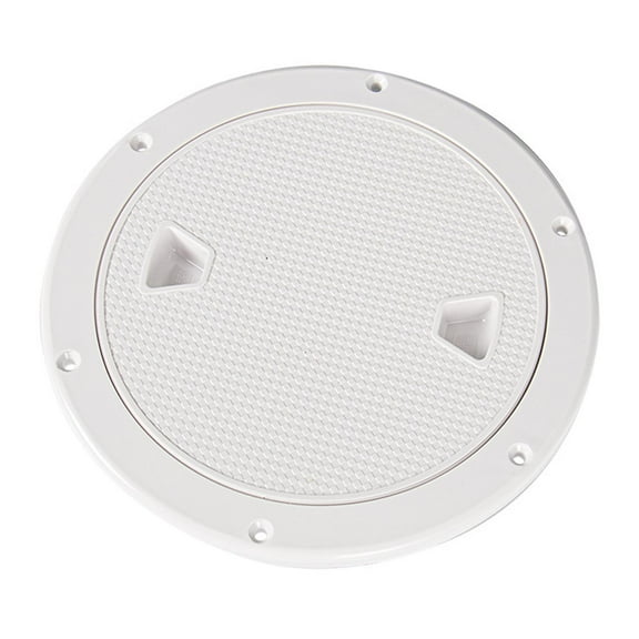 Tnarru Inspection Round Fittings Replacement Sturdy Inspection Deck Plate Boat Deck Plate Cover for RV Ships Marine 4 Inch