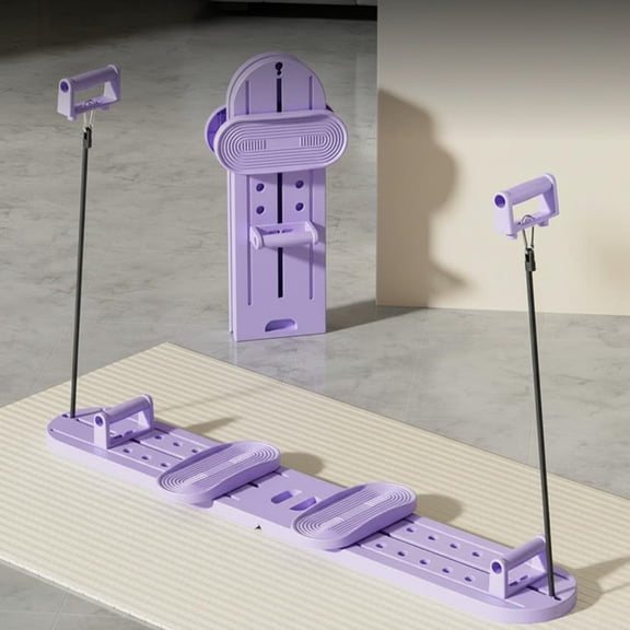 Tnarru Leg Slimming Ski Machine Purple(Pullout Rail)