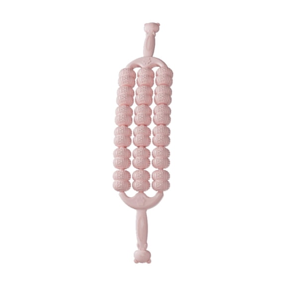 Tnarru Massage Roller Rod, Bendable Manual Massage, Handheld Muscle Roller, Deep Tissue Massage Rod for , Fitness, Thighs Pink