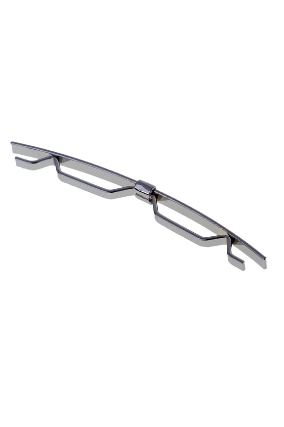 Men Copper Tie Clip Bar Clasp Cravat Pin Skinny Collar Brooch Charm - Silver
