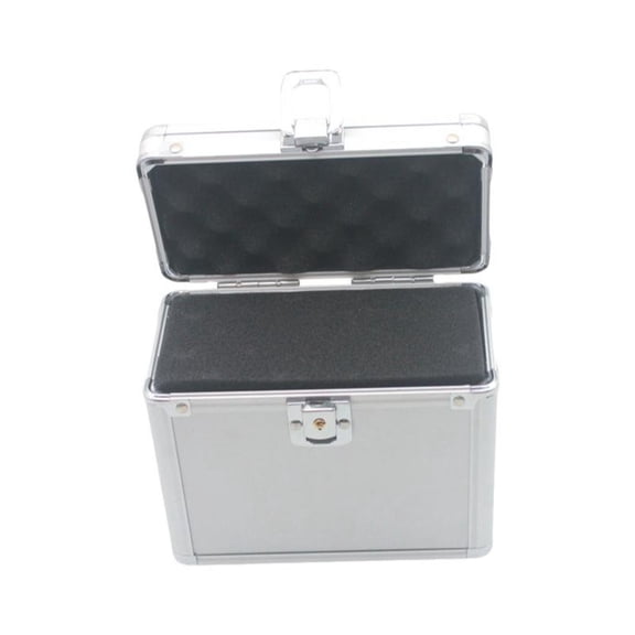Tnarru Mini Aluminum Tool Box, Portable Storage Case, Foam Insert X-002