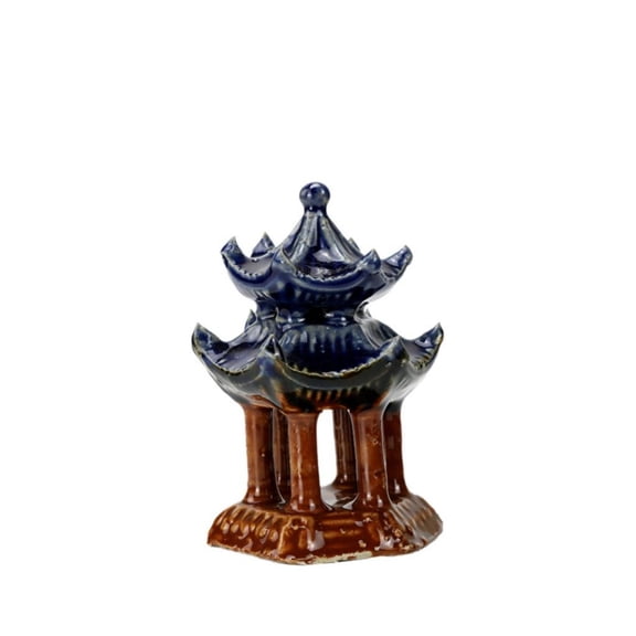 Tnarru Mini ceramic fishbowl decor Double Hexagon C
