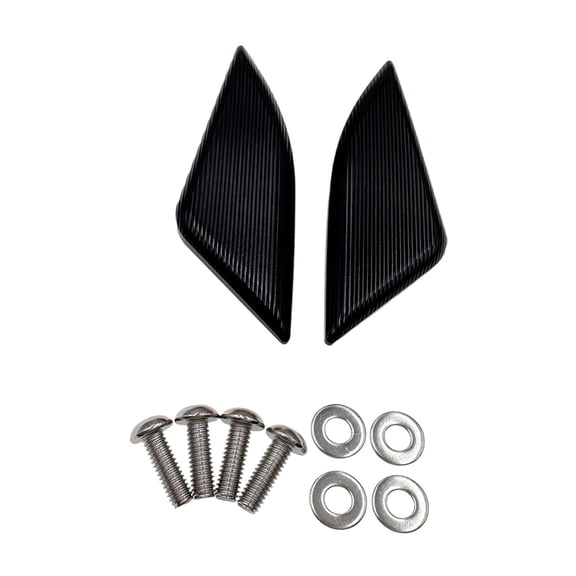 Tnarru Motorcycle Block Off Plate Easy Installation for Ducati Panigale V2 V4S black
