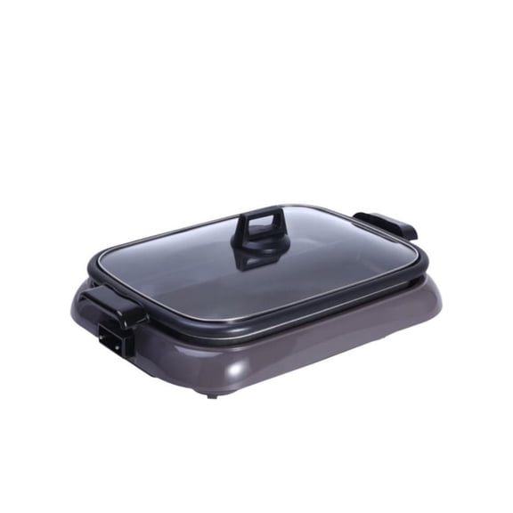Tnarru Nonstick electric grill pan for BBQ.