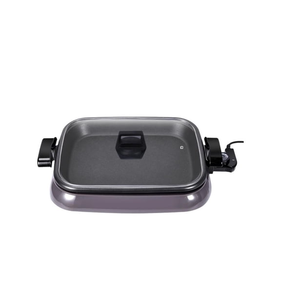 Tnarru Nonstick electric grill pan for BBQ.