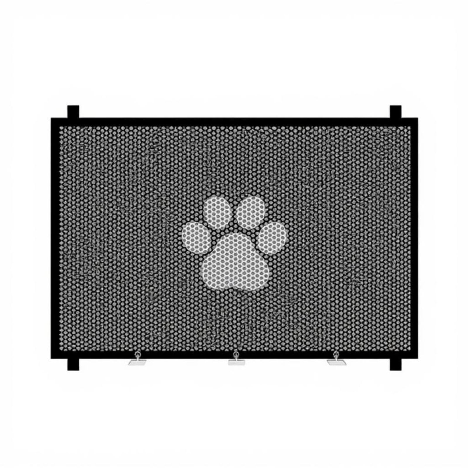 Tnarru Pet Gate Indoor Cat Barrier Dog Fence No-Drill Panel 110x78cm