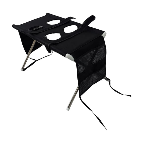 Tnarru Pet Grooming Table with Breathable Mesh Washing Station for Bathing Grooming Foldable Table with Stable Straps Grooming Stand for Nail Clipping Ears black