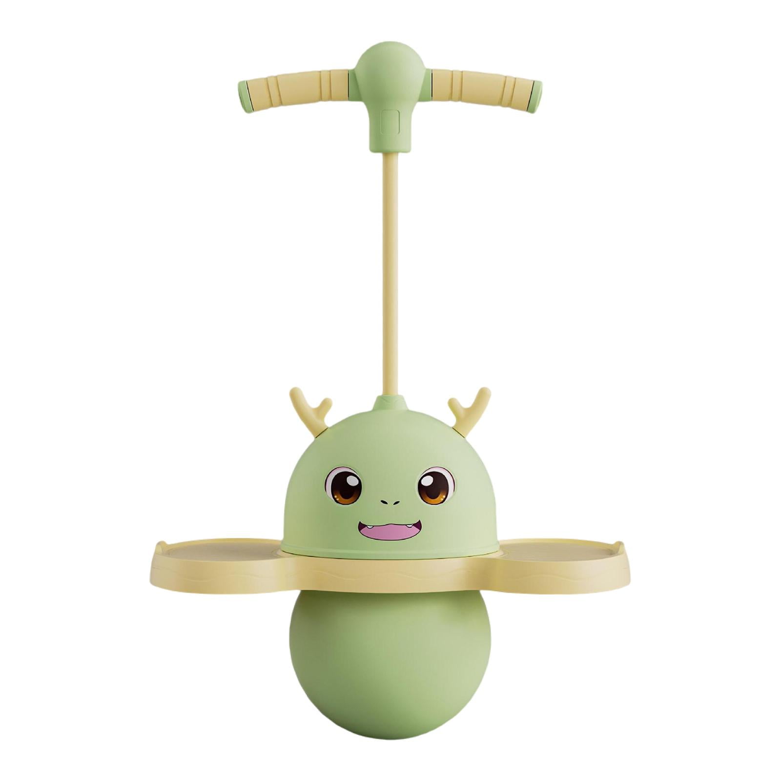 Tnarru Pogo Ball with Handle Bouncing Ball High Jump Toy Strong Grip Pogo Stick Jump Jumping
