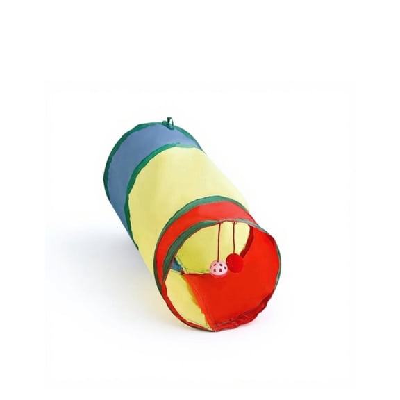 Tnarru Rainbow Cat Tunnel, Durable Polyester Rainbow