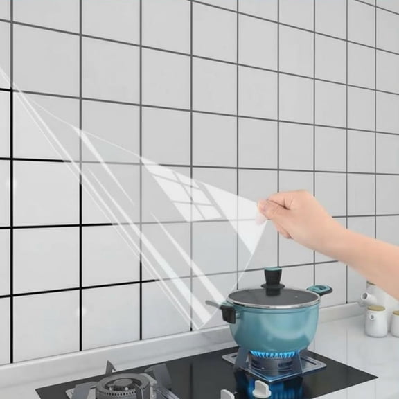 Tnarru Removable oil-resistant PVC wall film Transparent