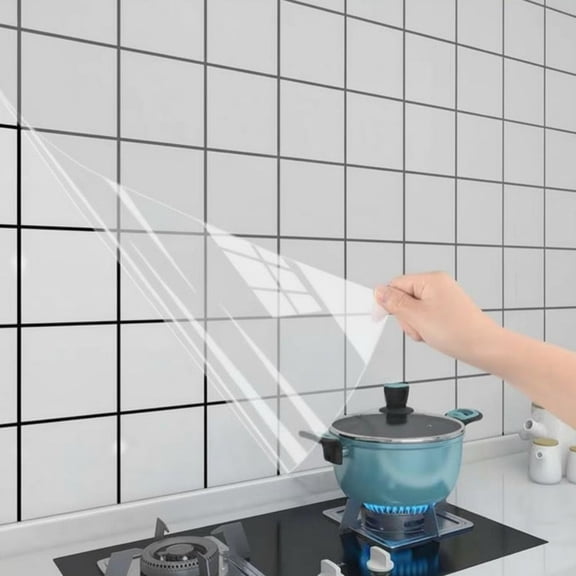 Tnarru Removable oil-resistant PVC wall film Transparent