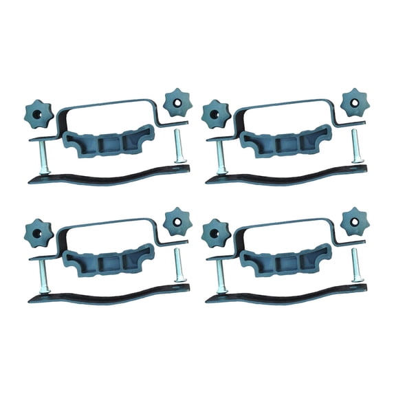 Tnarru Roof Rack Clamp Car Van Mounting Fitting Kit Accessory Easy to Install Rooftop Cargo Carrier Rack Bolt for Roof Platform 4 Pieces