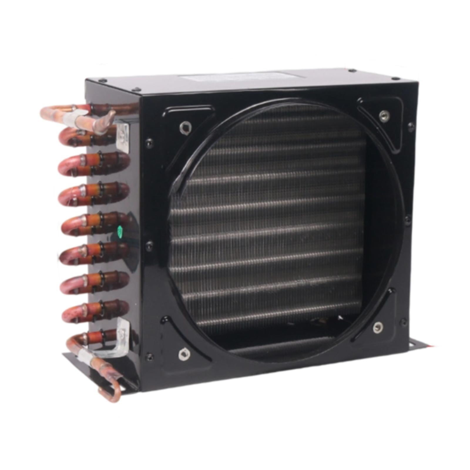 Tnarru Shellless Refrigerator Condenser Refrigeration Cooling Coil Compact Compressors Copper Tube DIY Cooling System Heat Exchanger 31cmx23.5cmx12cm