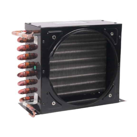 Tnarru Shellless Refrigerator Condenser Refrigeration Cooling Coil Compact Compressors Copper Tube DIY Cooling System Heat Exchanger 31cmx23.5cmx12cm