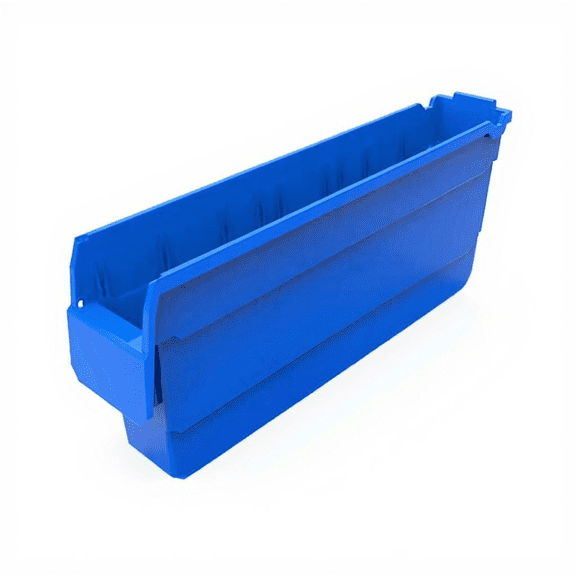 Tnarru Stackable Parts Organizer Bin, Plastic Shelf Divider 60*10*20cm