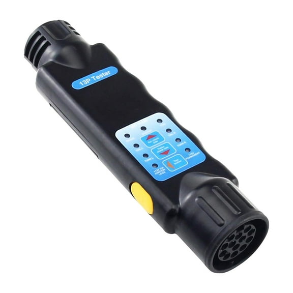 Tnarru Trailer Plug Trailer Socket Tester Trailer Plug Tester Cars Truck Connector Tester Towing Lights Wire 13 Pin Trailer Tester