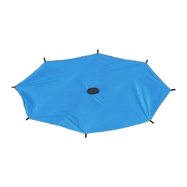Tnarru Trampoline Shade Cover Only, Trampoline Awning Trampoline Rain Cover for 8 Poles Round Trampoline, Backyard Trampoline Canopy 12ft