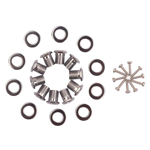 Tnarru Tuning Peg Tuner Machine Heads Hex Threaded Bushing & Ferrules & Mount Screws For Sealed-Gear Guitar Parts