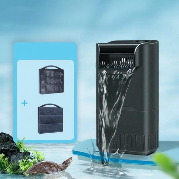 Tnarru Turtle Habitat Purifier, Low Water, Quiet Circulation IX-90 10.5W