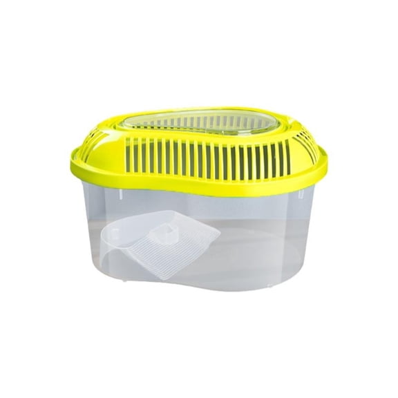 Tnarru Turtle habitat with lid, platform Yellow