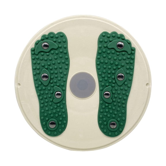 Tnarru Waist Twisting Disk Ab Twisting Board Foot Massage Twisting Plate Supplies Twist Turntable Balance Board for Strength Training Green