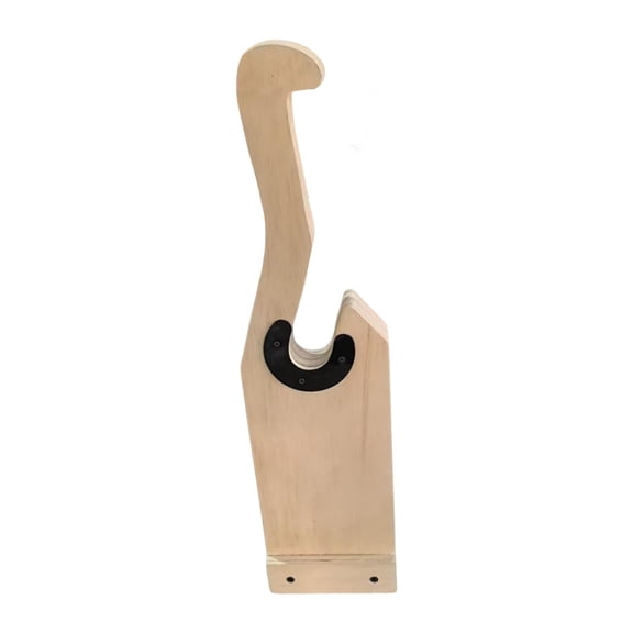 Tnarru Wood Barbell Loading Jack Stand Stable Structure Ergonomic Handle Anti Slip Lightweight for Powerlifting Accessories ARC Edge