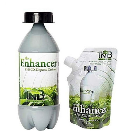 Tnb Naturals the Enhancer Co2 Dispersal Canister and Refill for Indoor Garden, Indoor Tent, Indoor Greenhouse, Indoor Grow Tent, Hydroponic Garden