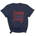 thumbnail image 1 of Tnhcen 4th of July Men's Premium Patriot Shirt USA Flag Graphic Summer Loose Fit Novelty T-Shirt Tops S-3XL, 1 of 5