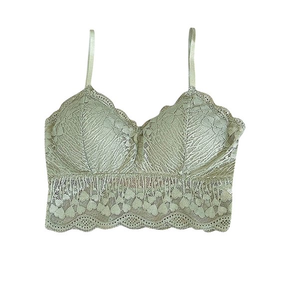 Tnhcen Bandeau Bra Women Underwired with Breast Pad Lace Lingerie Everyday Bras Women's Underwear Ladies Gift Comfort Wireless Bra